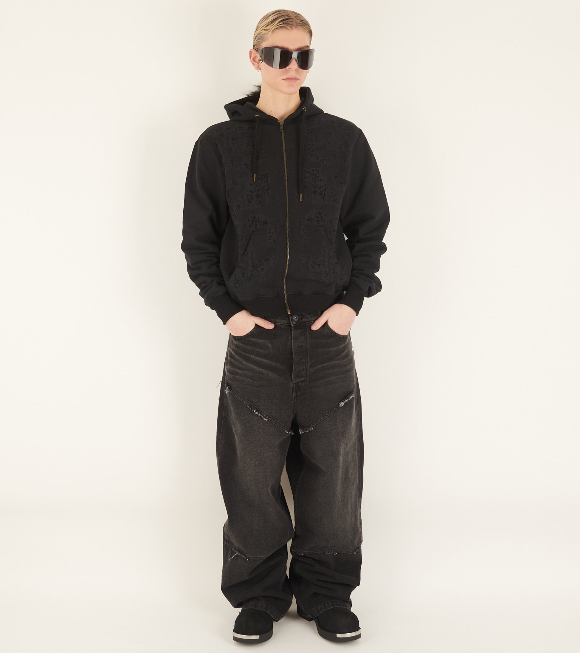 Kranke Welt Hoodie Black
