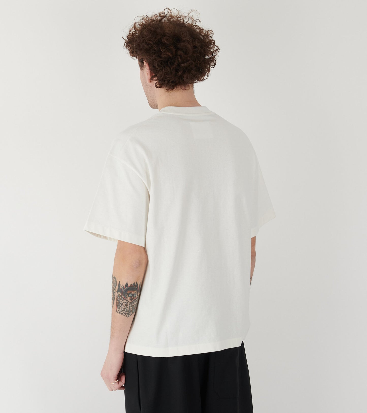 Boxy Logo T-shirt Porcelain