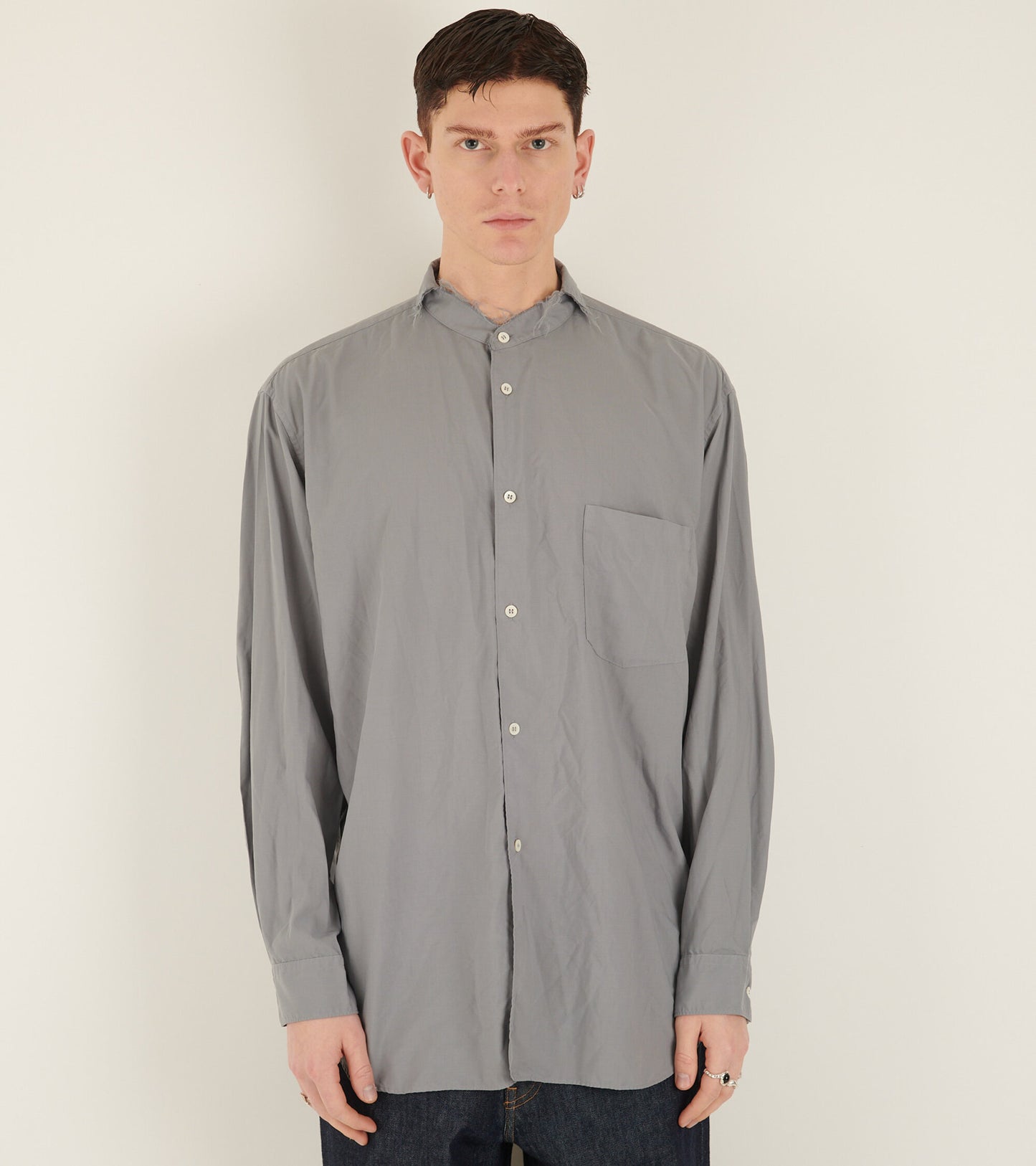 Distressed Shirt Grey