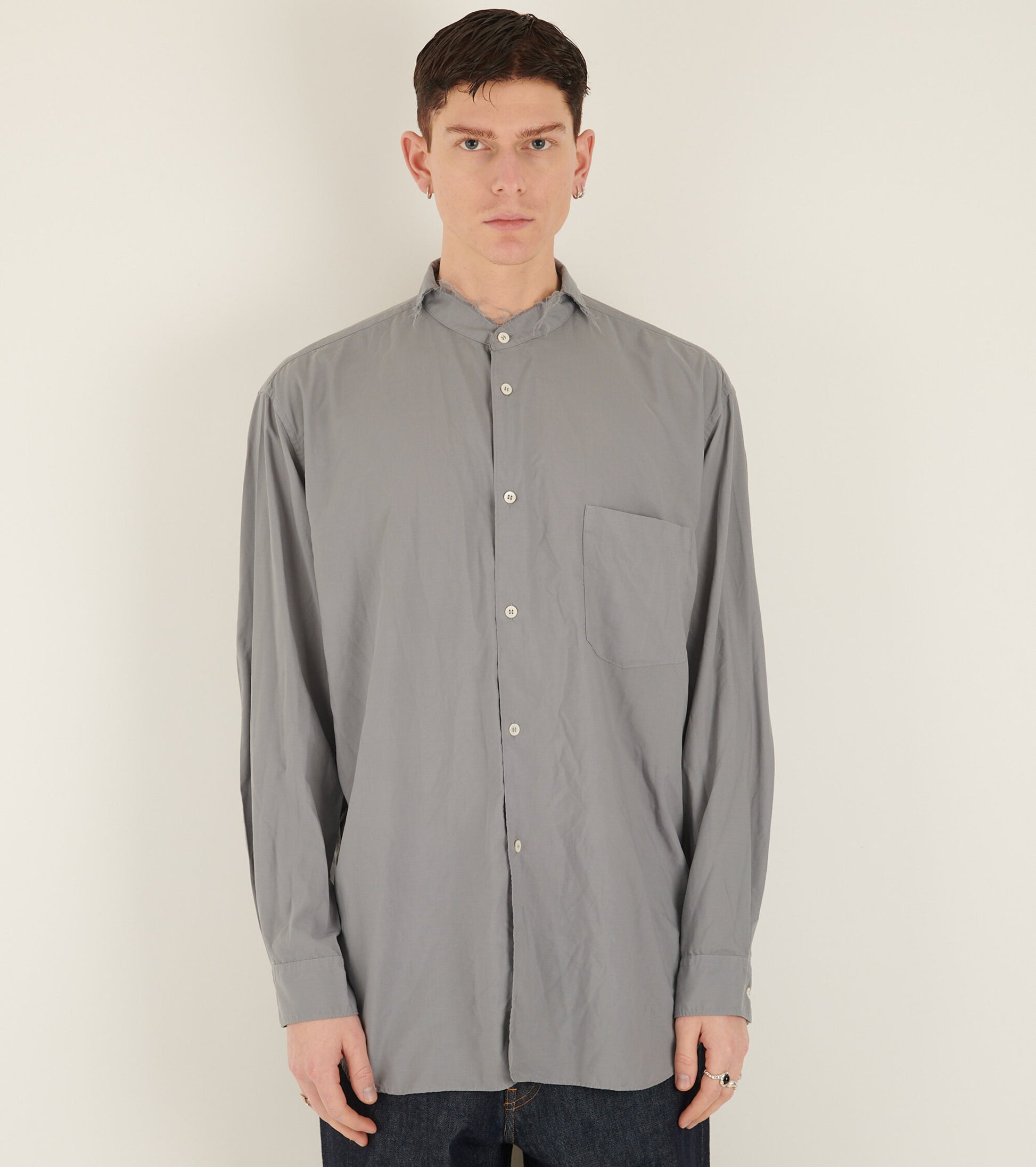 Distressed Shirt Grey