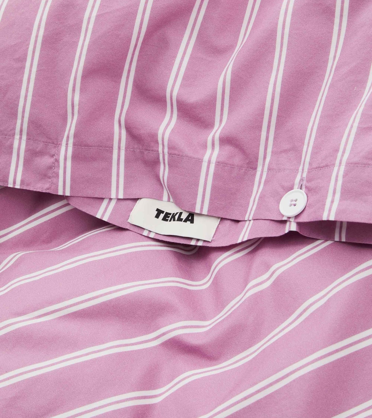 Percale Duvet 140x200 Mallow Pink Stripes