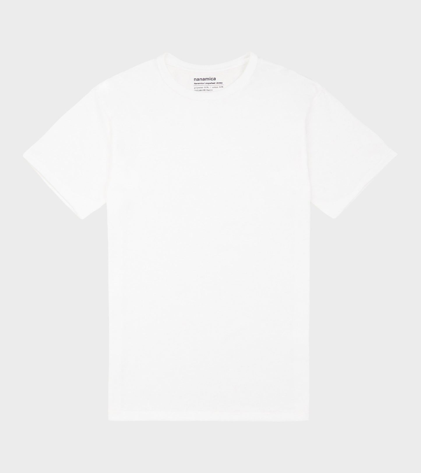 Loopwheel Coolmax Jersey Tee White