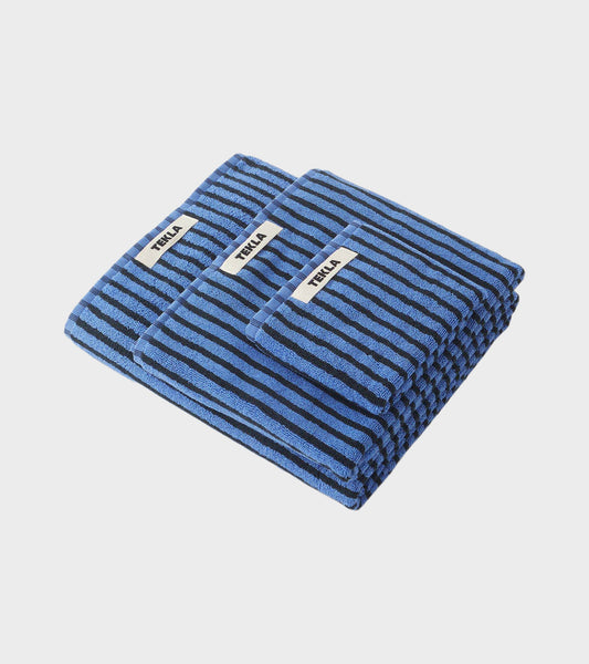 Bath Towel 70x140 Blue/Black