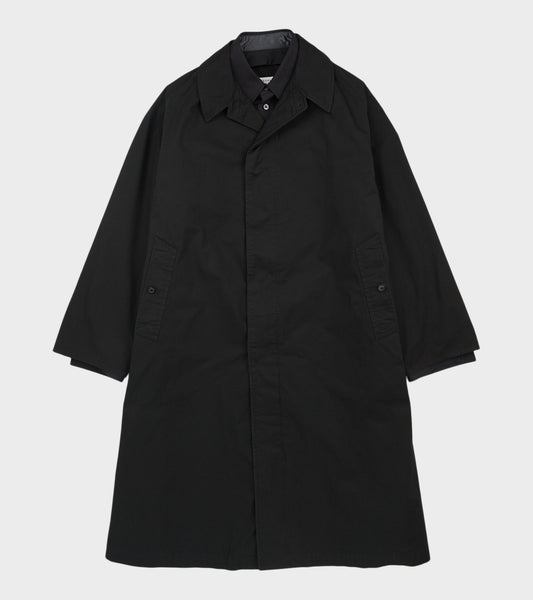Overlayer Trench Coat Black