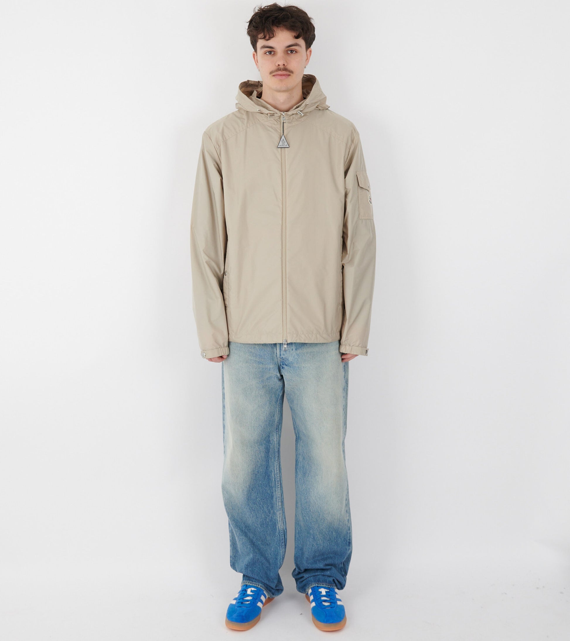 Selvedge Faded Heavy Denim Wide Pants Faded Indigo