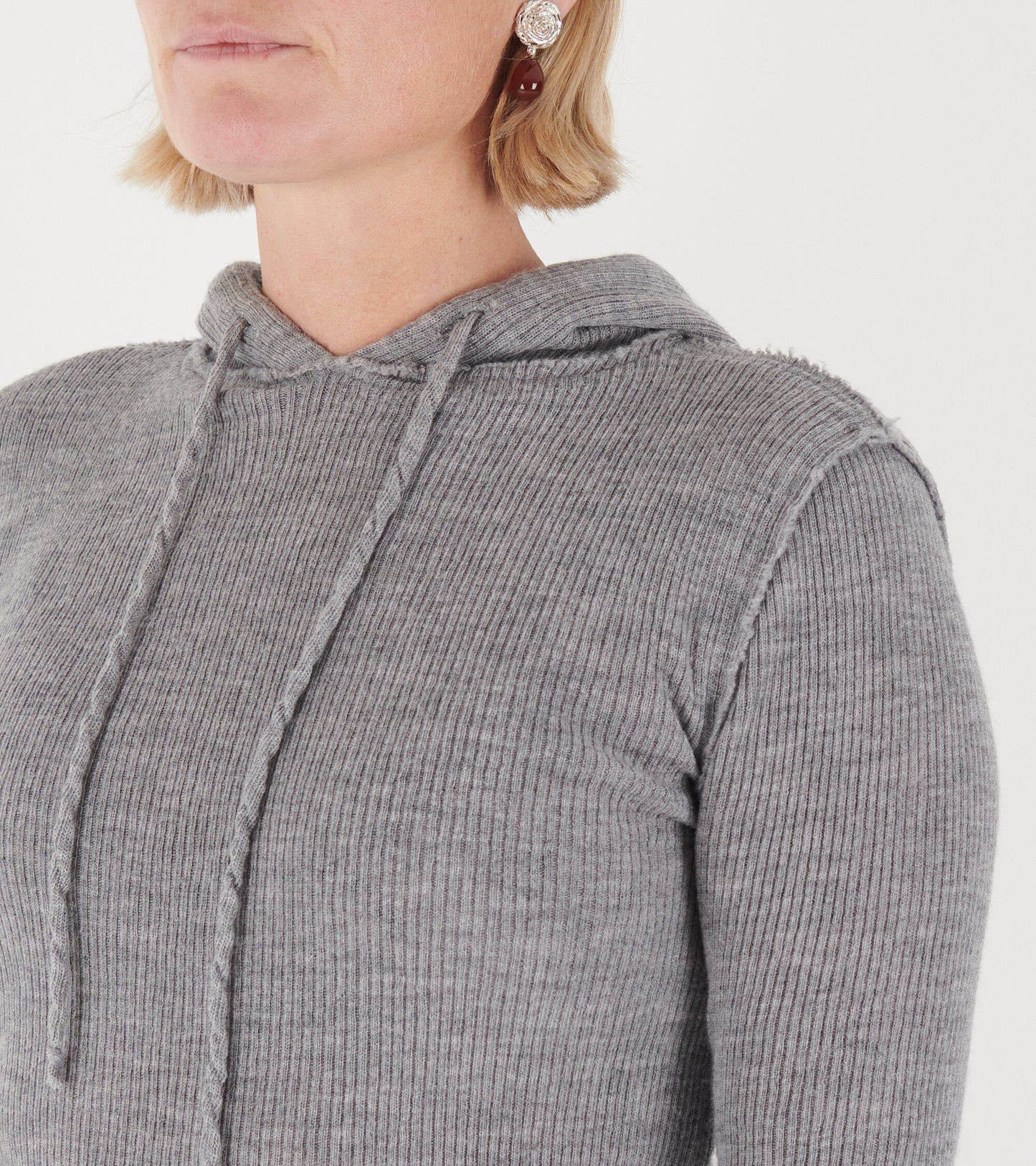 Brim Hoodie Light Grey