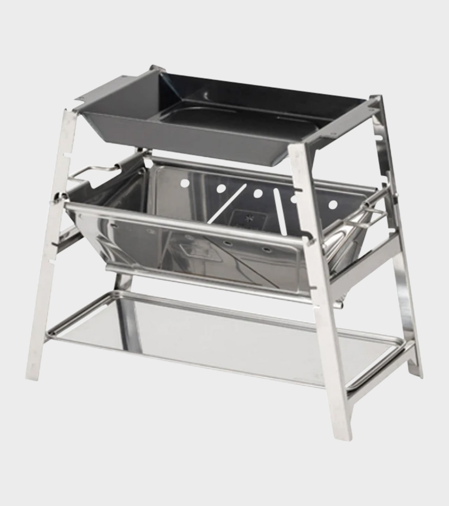 Takibi Solo Fireplace Silver