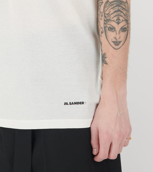 Ultra Light Cotton Crepe T-shirt Optic White