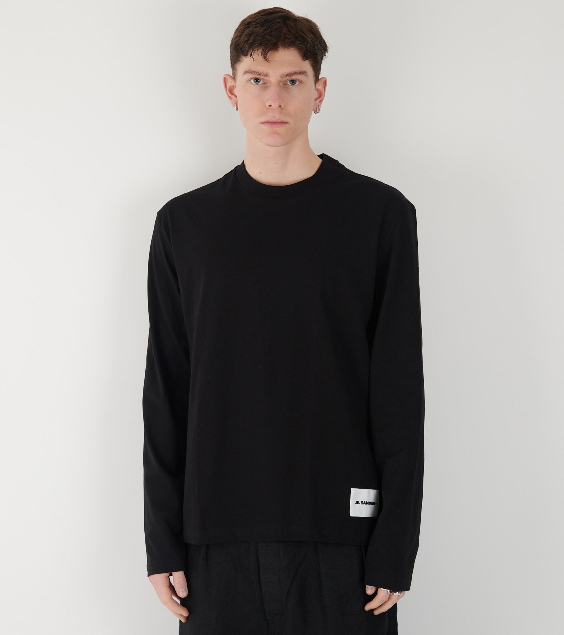 3-Pack L/S T-shirt Set Black/White/Navy