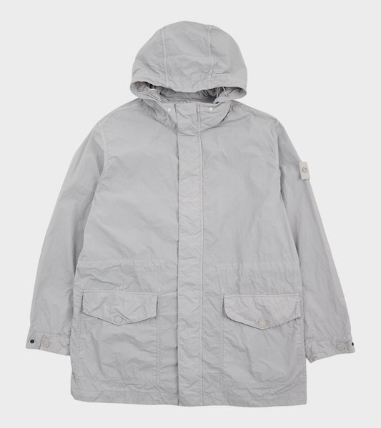 Ghost Nylon Smerigliato Coat Grey