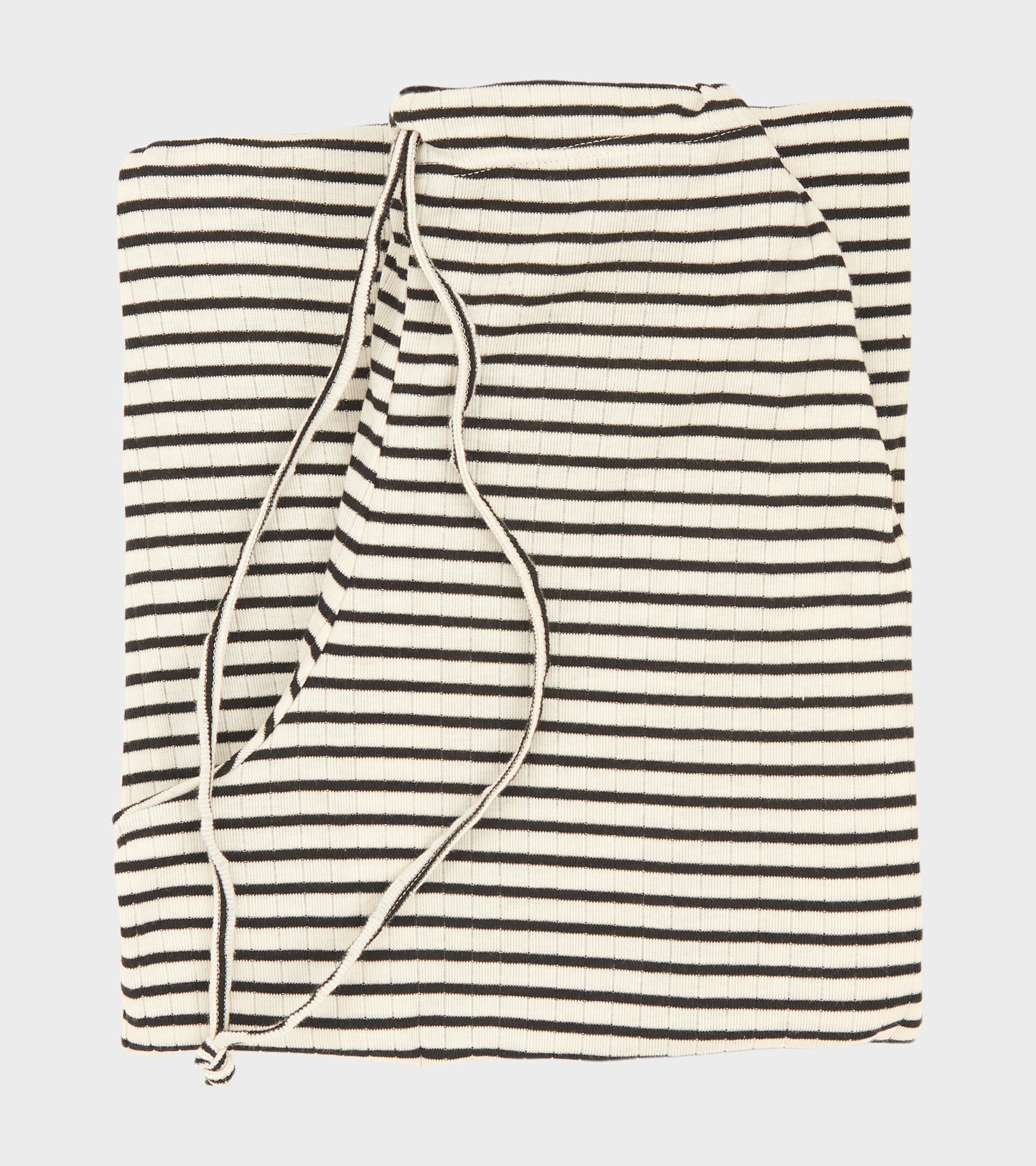 Nova Pants Stripes Ecru/Black