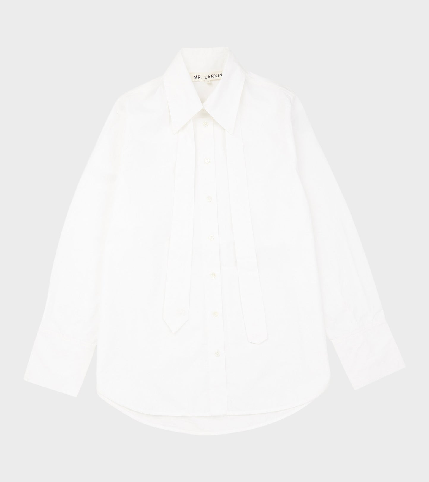 Patty Tie Shirt White