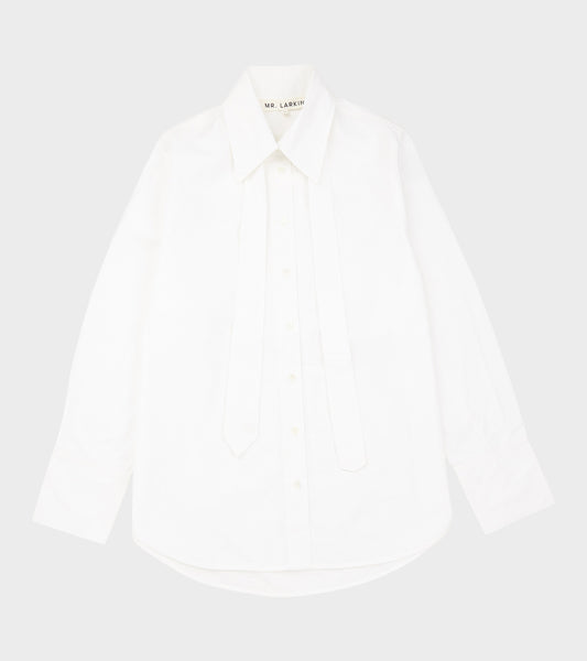 Patty Tie Shirt White