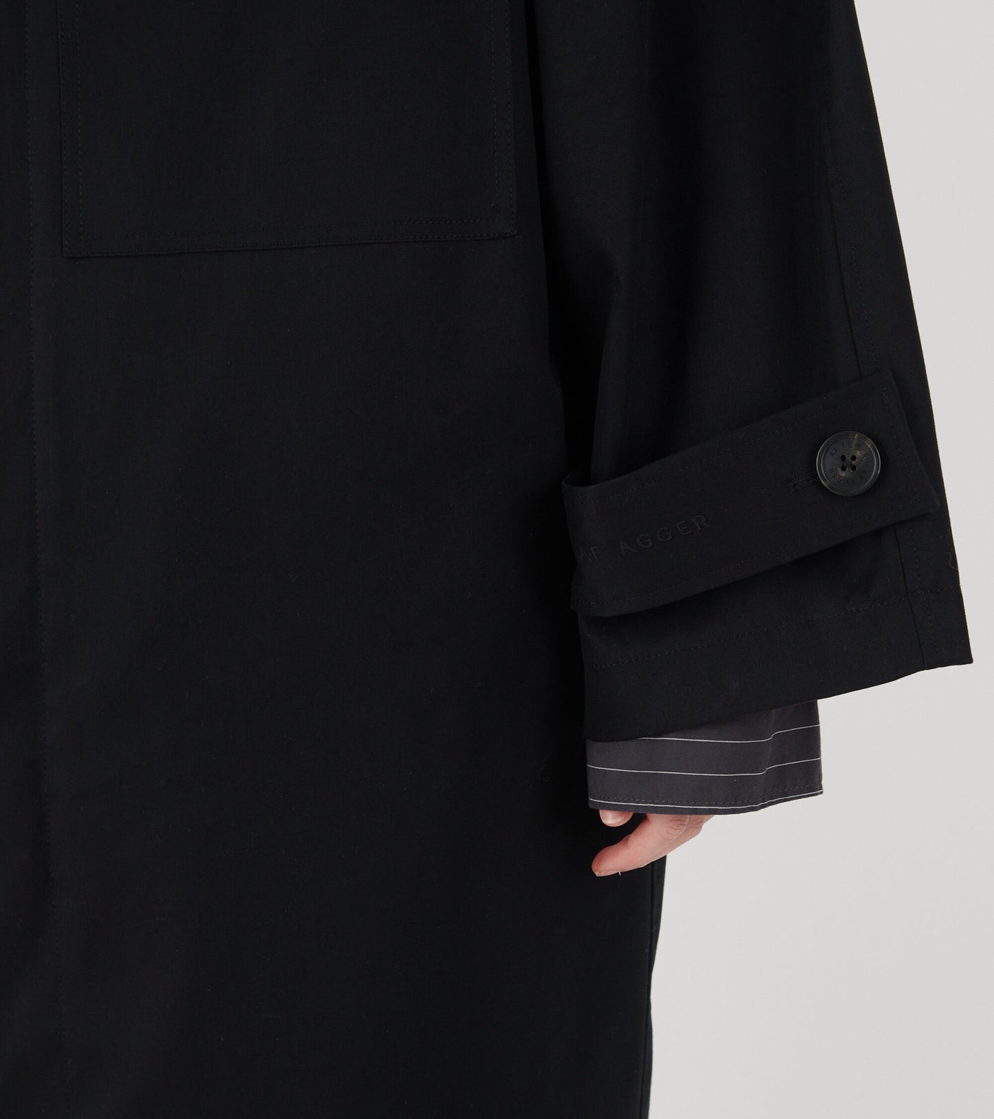 Water Resistant Coat Black