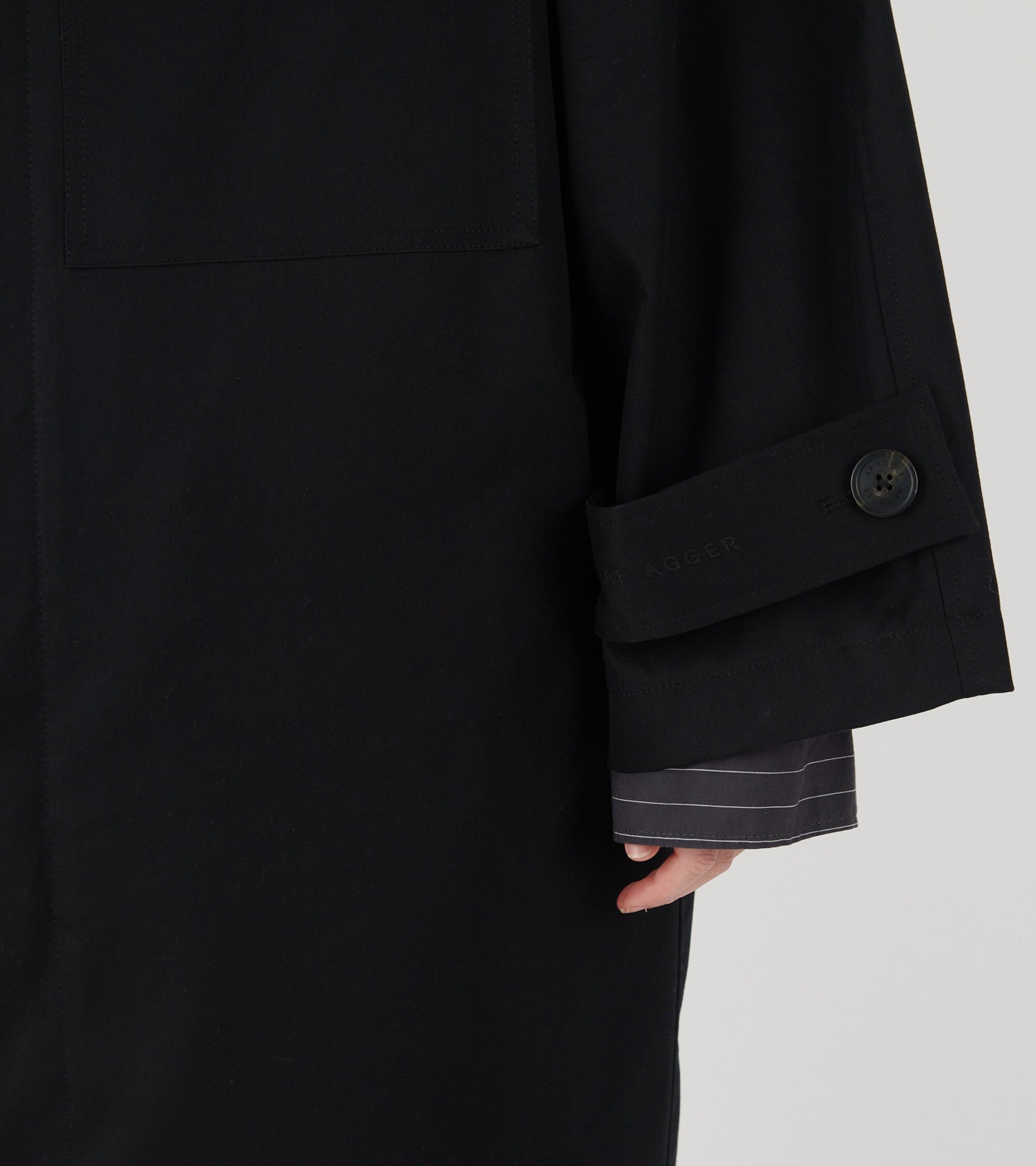 Water Resistant Coat Black
