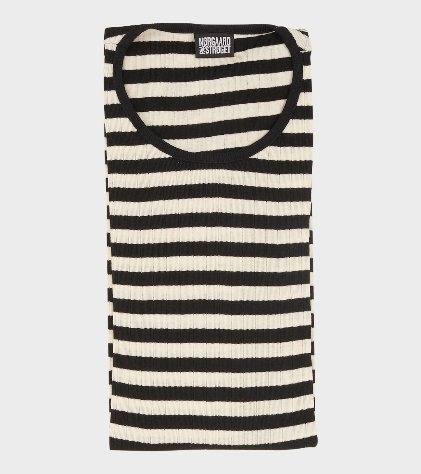 101 Rib Black/Ecru