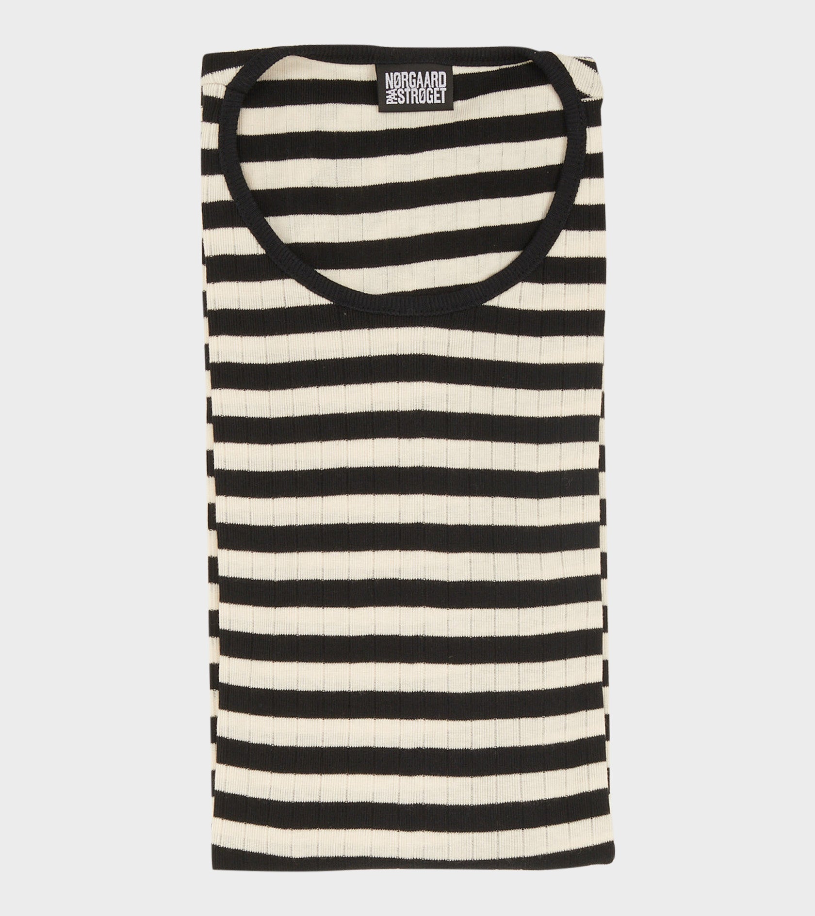 101 Rib Black/Ecru