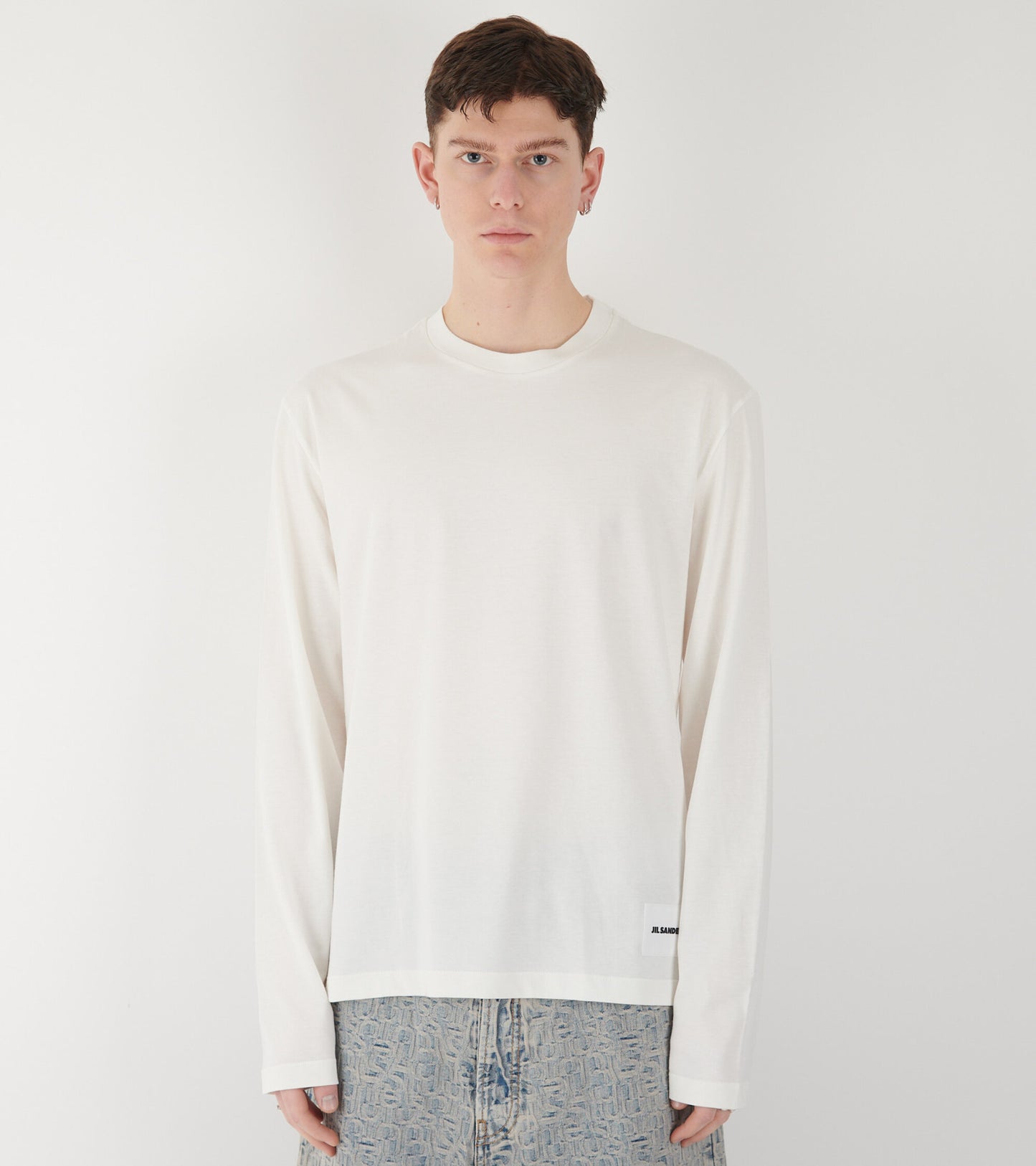 3-Pack L/S T-shirt Set Black/White/Navy