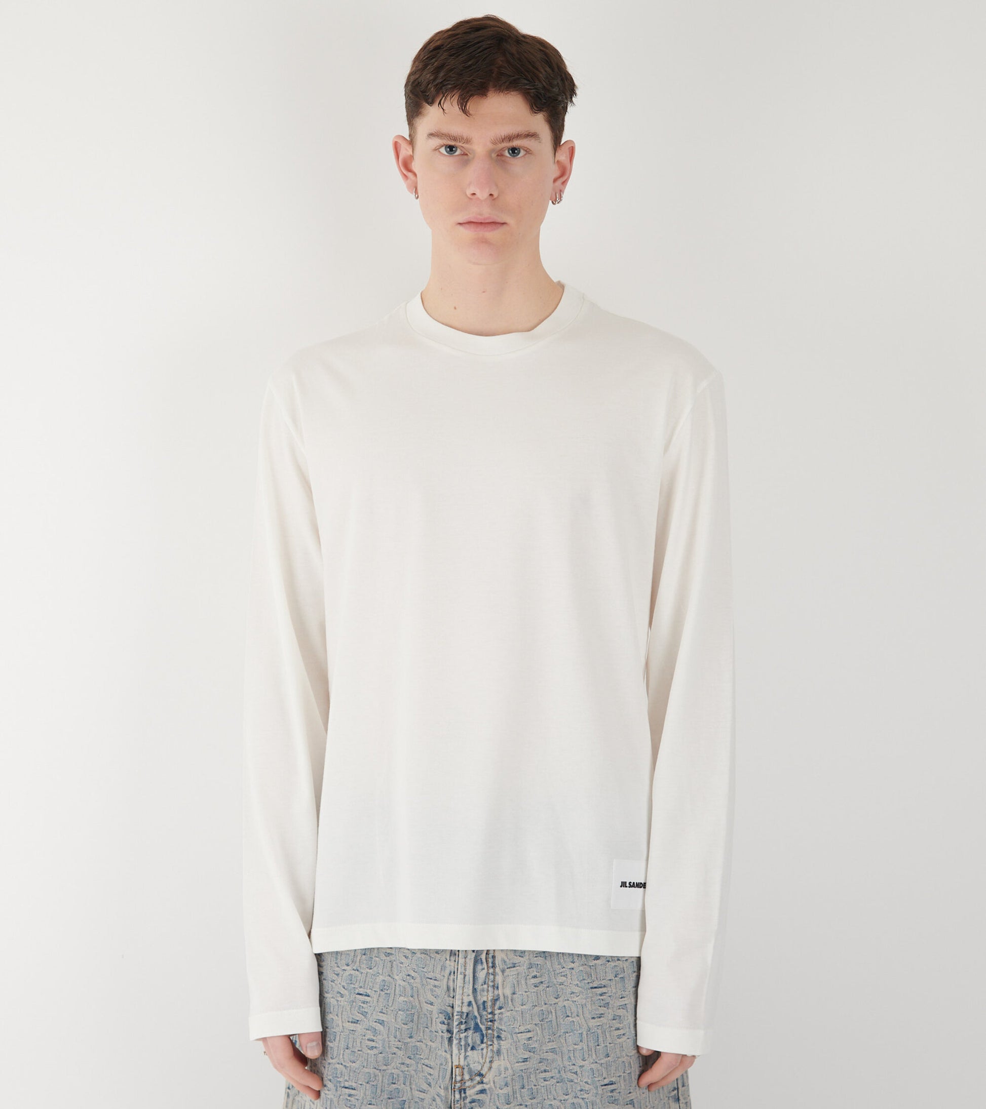 3-Pack L/S T-shirt Set Black/White/Navy