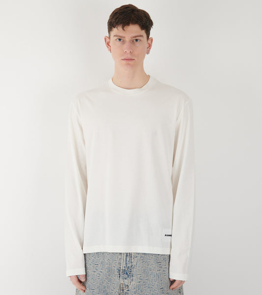 3-Pack L/S T-shirt Set Black/White/Navy