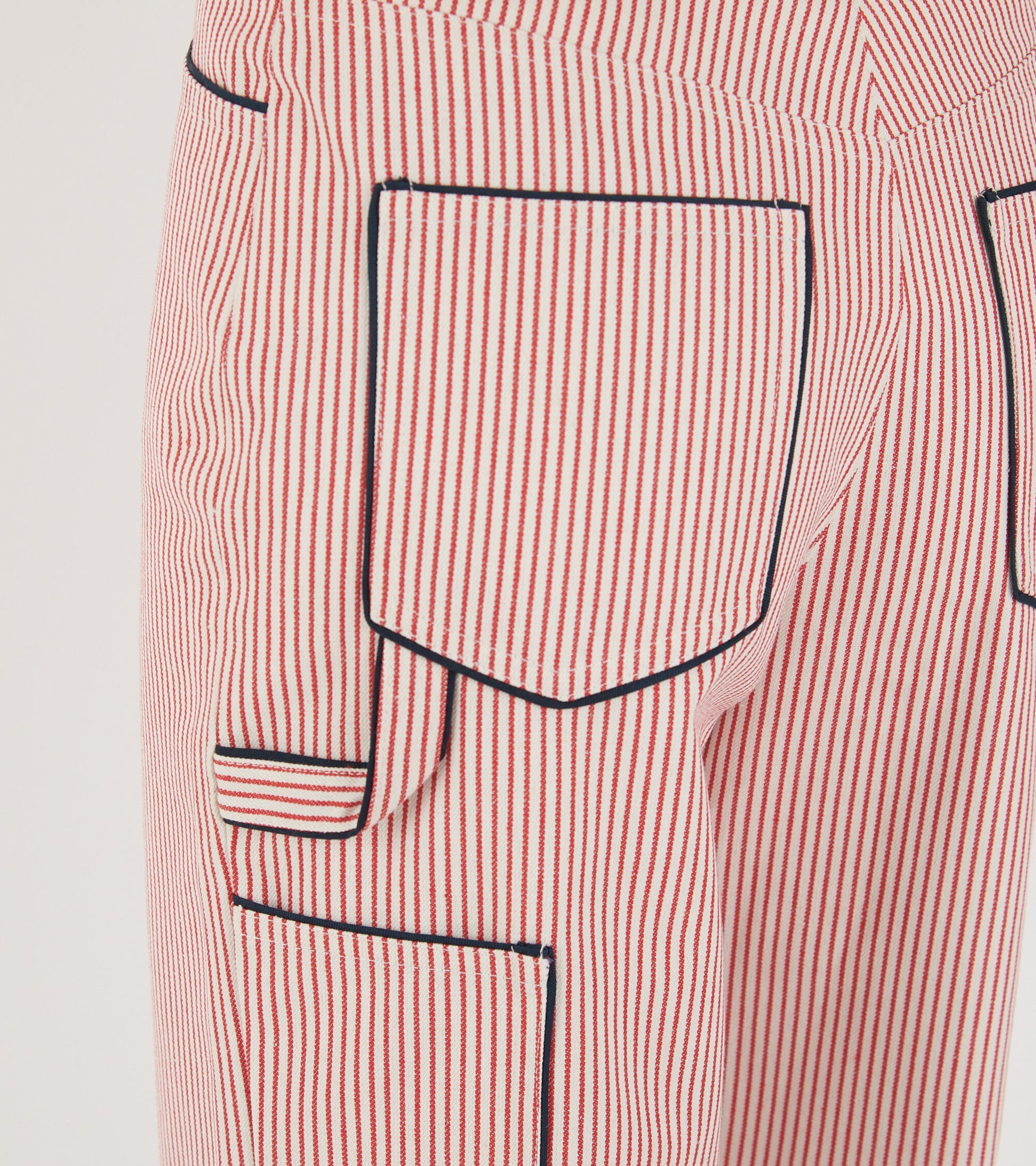 Emma Pants Red/White Stripe