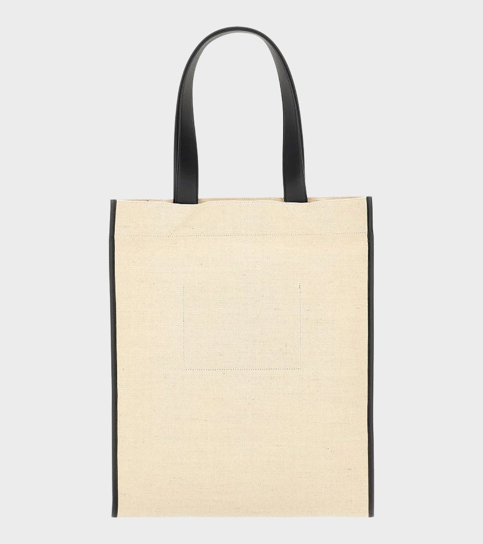 Border Book Tote Bag Natural