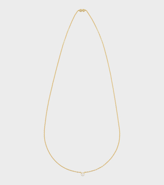 Oda Floating Necklace Gold