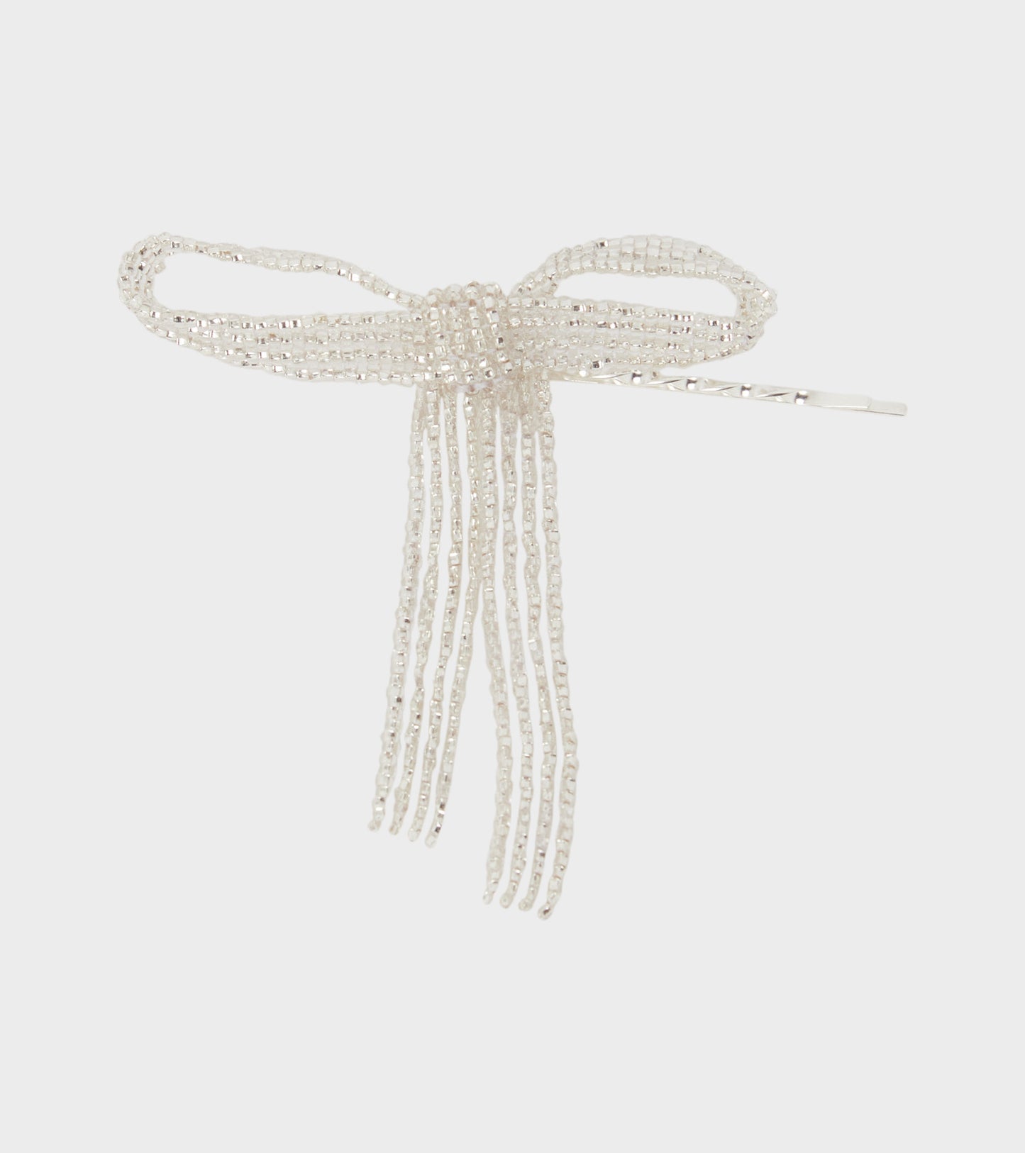 Bow Hair Jewellery Silver
