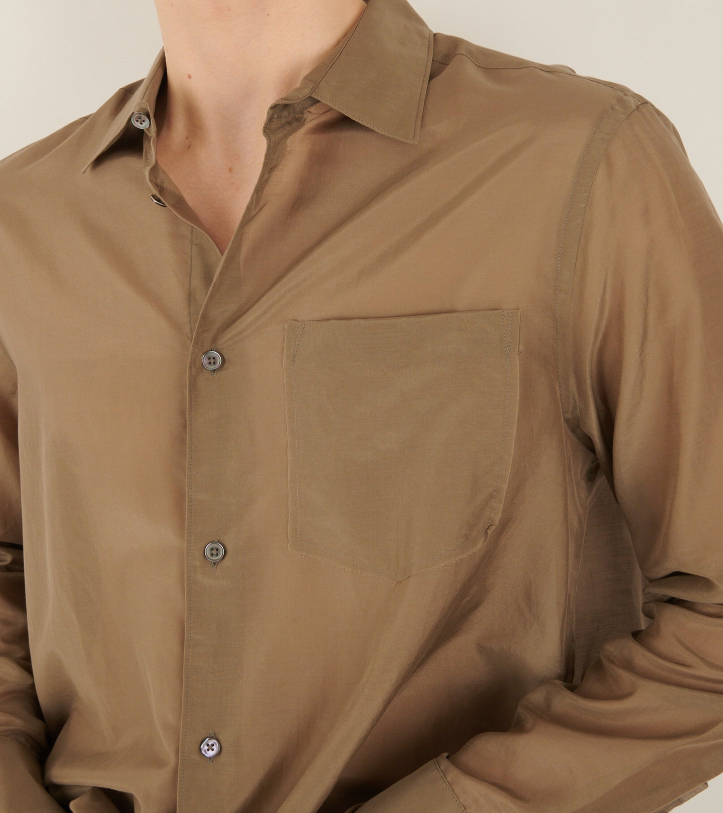 Volume Shirt Cosi Lawn Olive