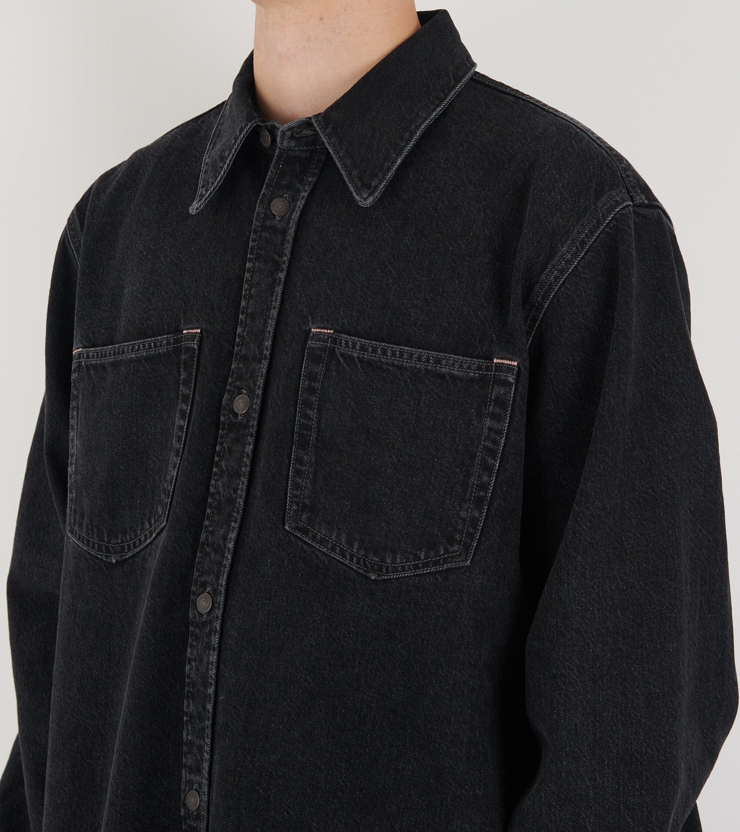 Denim Jacket Washed Black