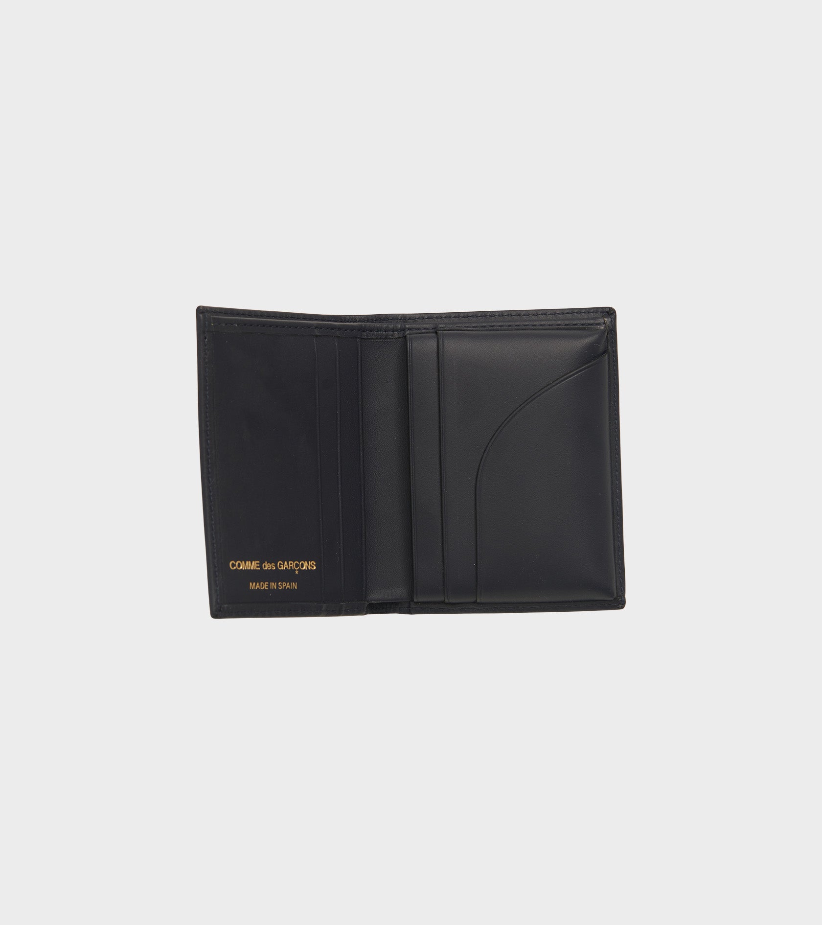 No Zip Wallet Navy