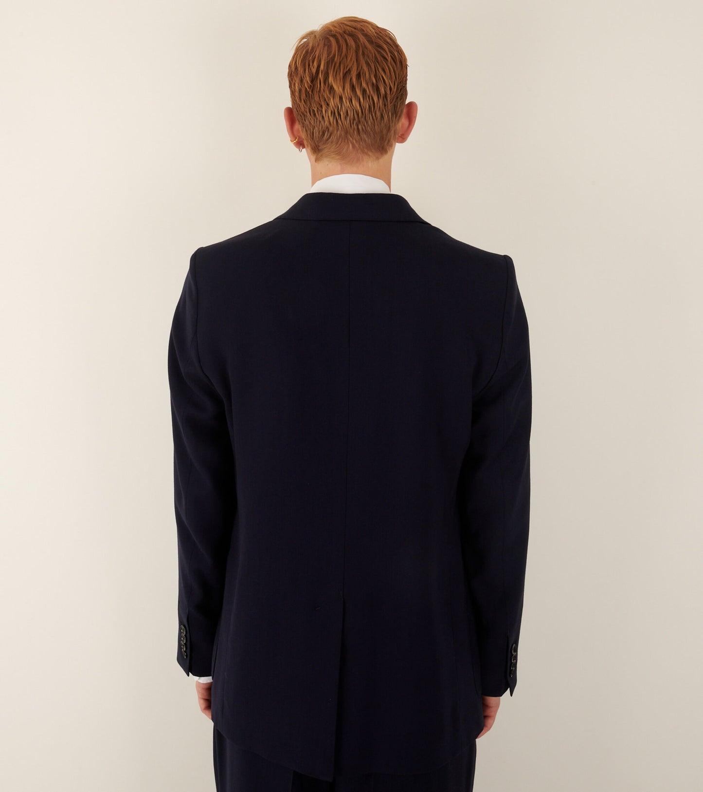 Two Buttons Jacket Night Blue