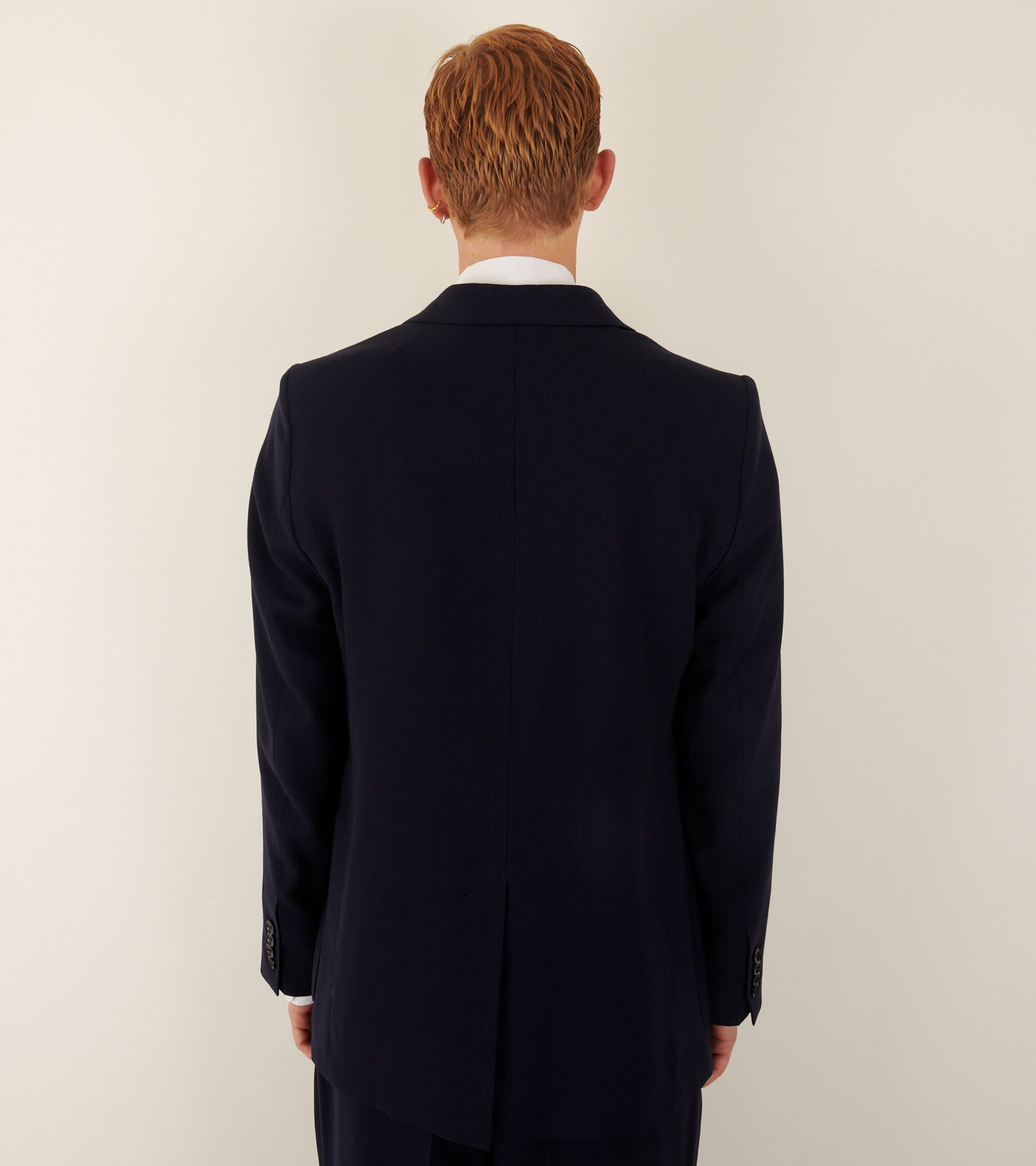 Two Buttons Jacket Night Blue