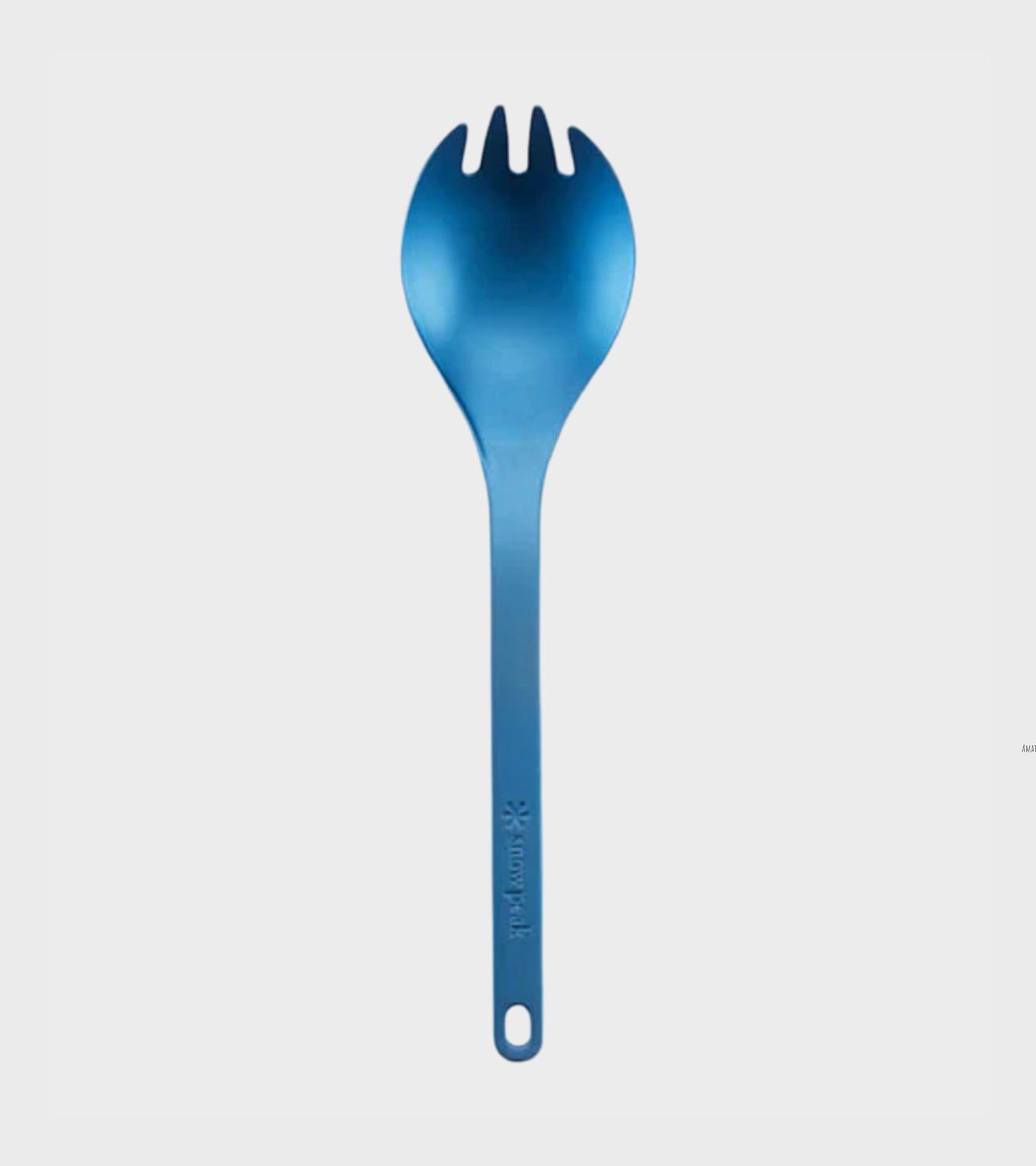Titanium Spork Blue