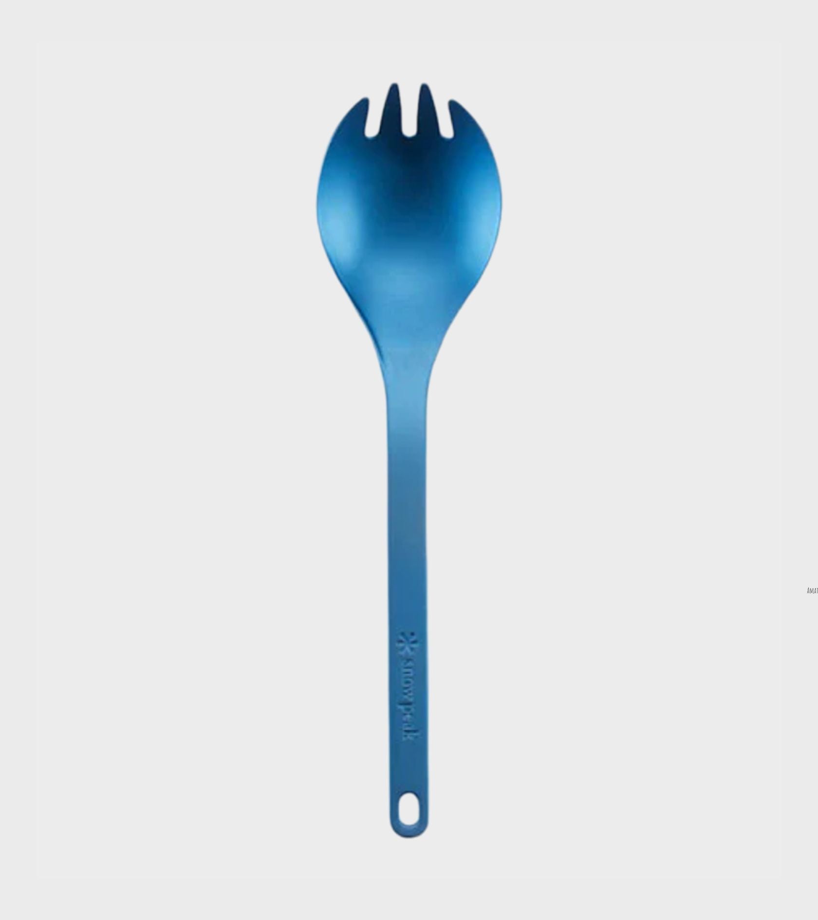 Titanium Spork Blue