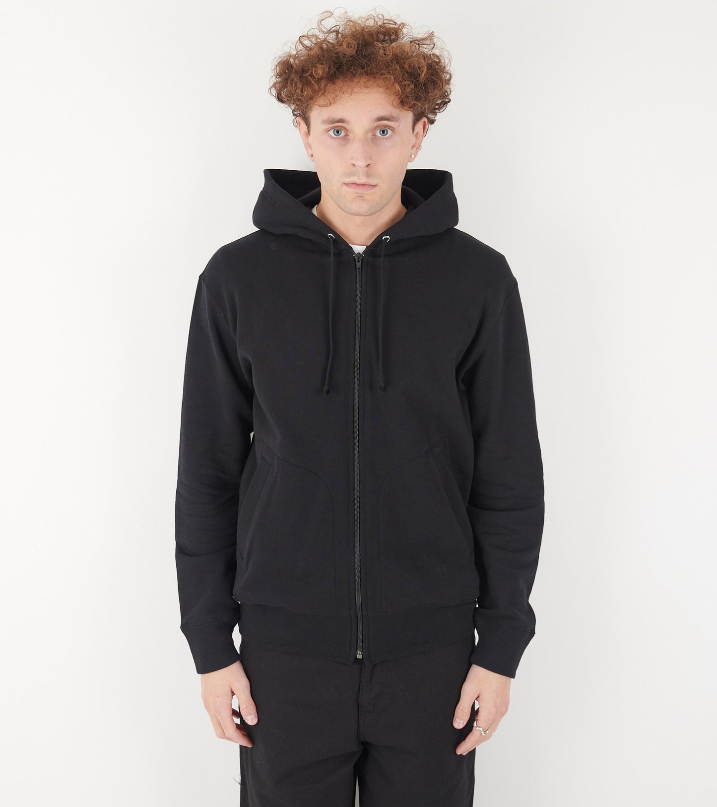 U Backside Heart Hoodie Black/Red