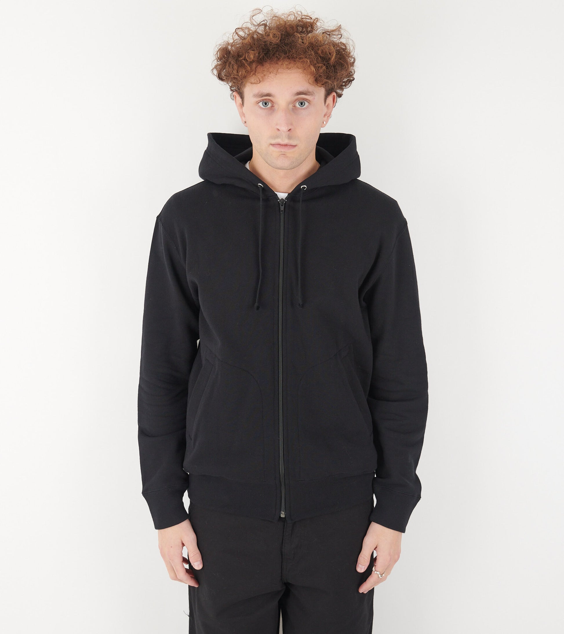 U Backside Heart Hoodie Black/Red
