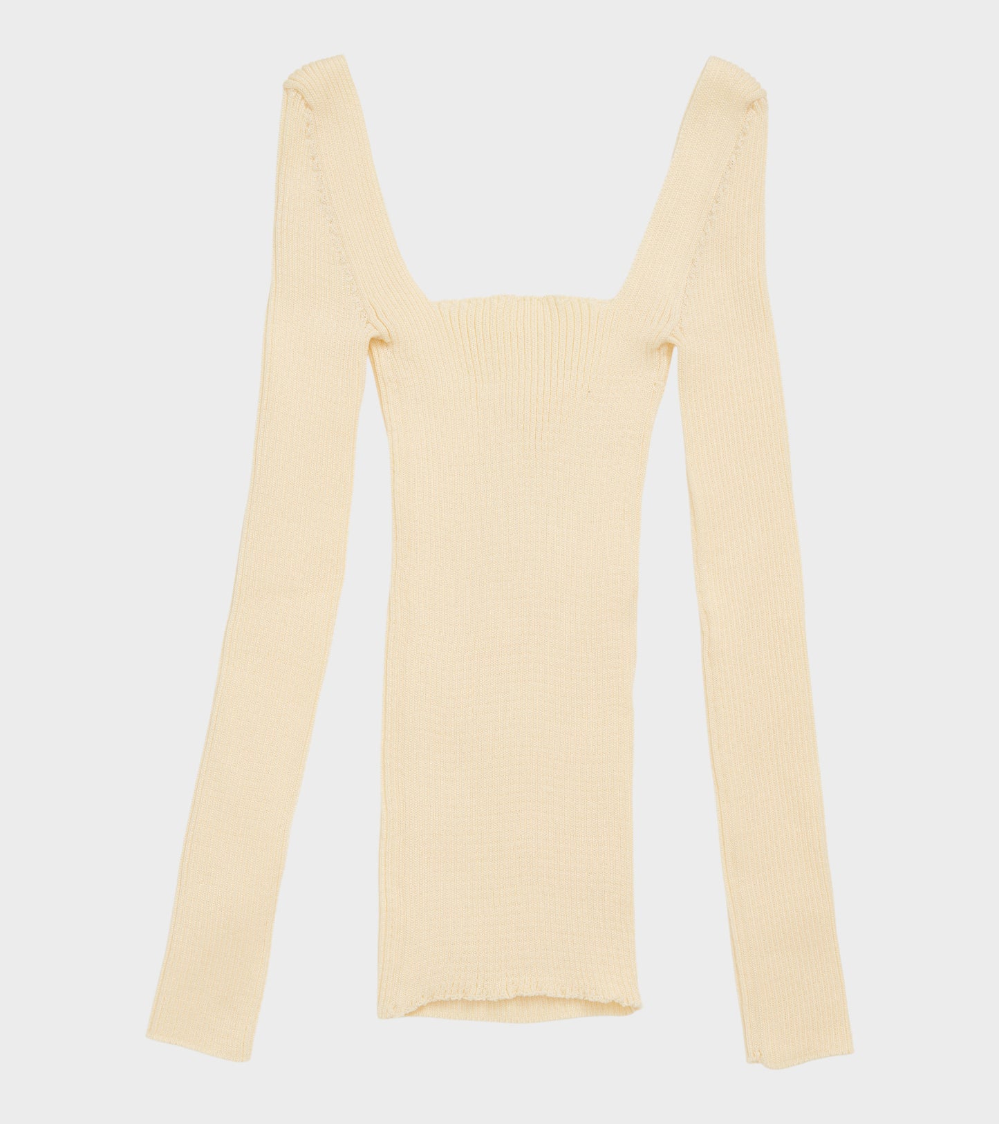 Emma Square Neck Top Ecru