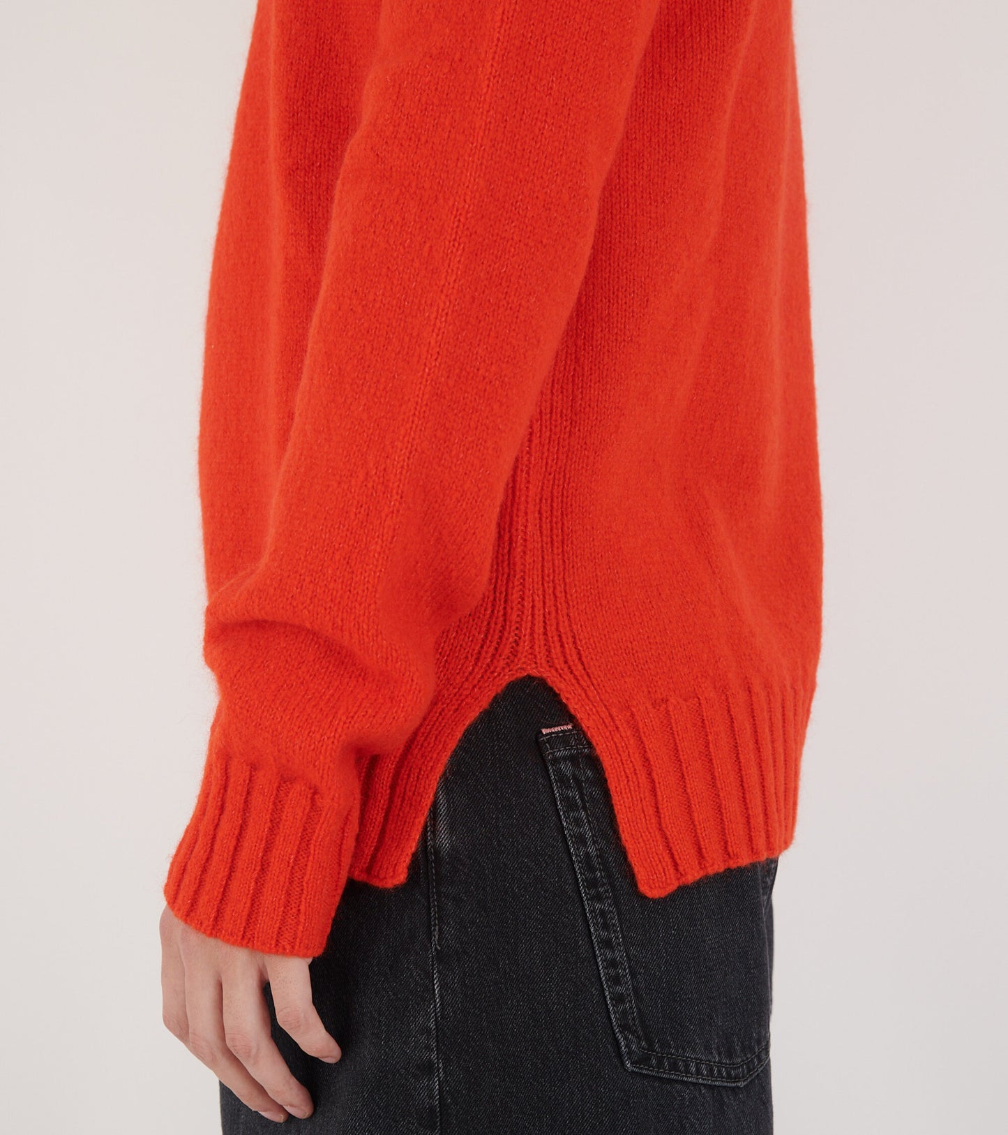 Lightweight Mohair Wool Knit Poppy