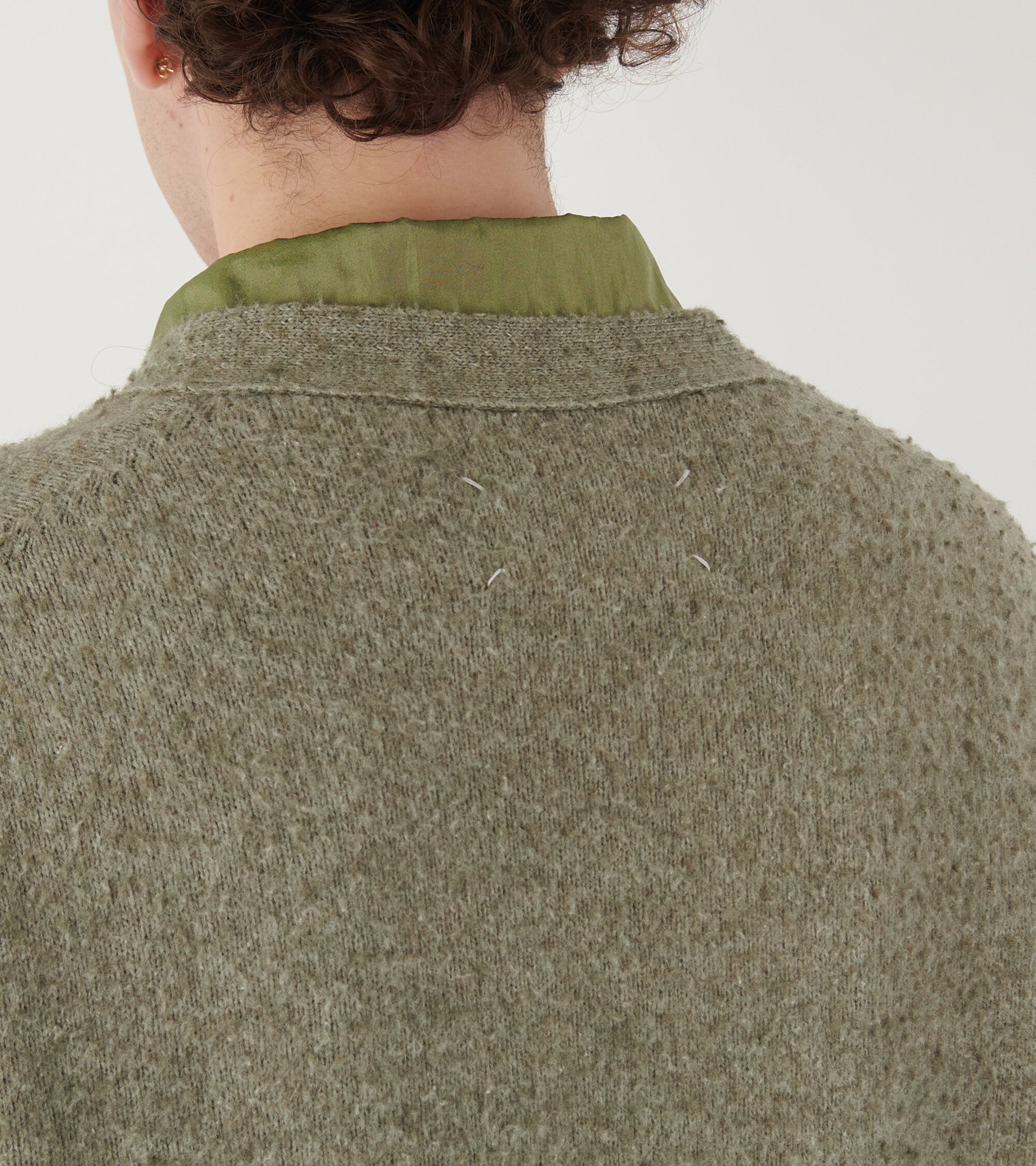Pilling Cardigan Sage Green