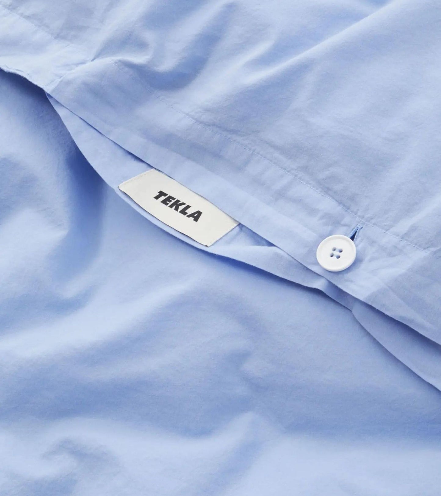 Percale Duvet 140x200 Island Blue