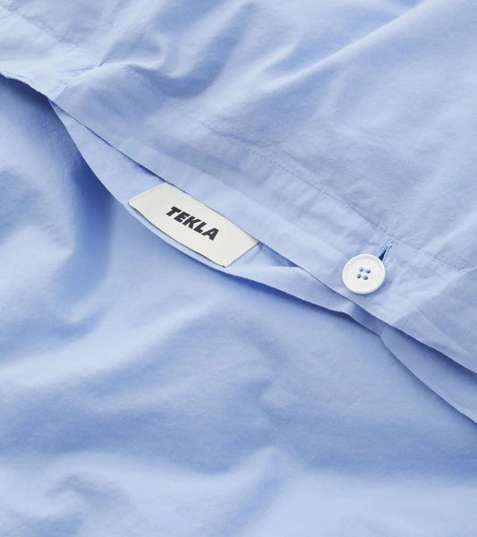 Percale Duvet 140x200 Island Blue