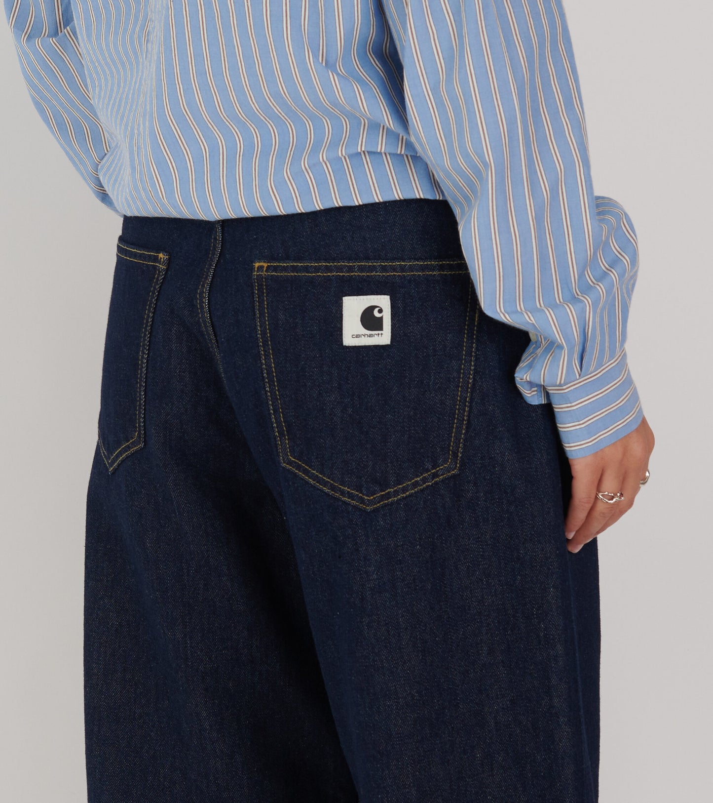 W Brandon Pant Blue Rinsed Denim