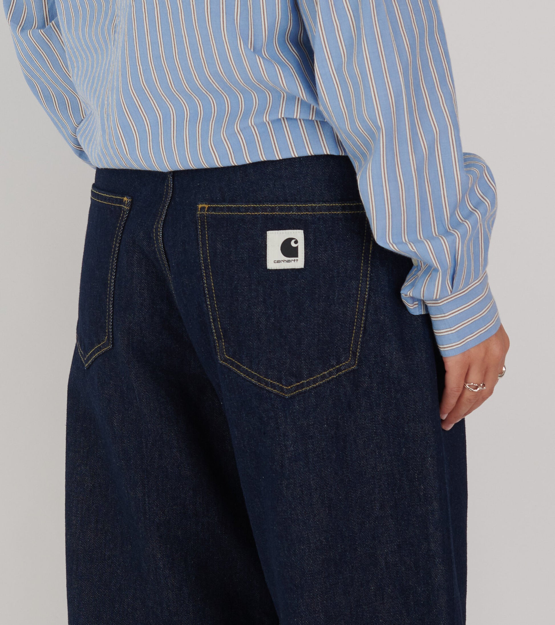 W Brandon Pant Blue Rinsed Denim