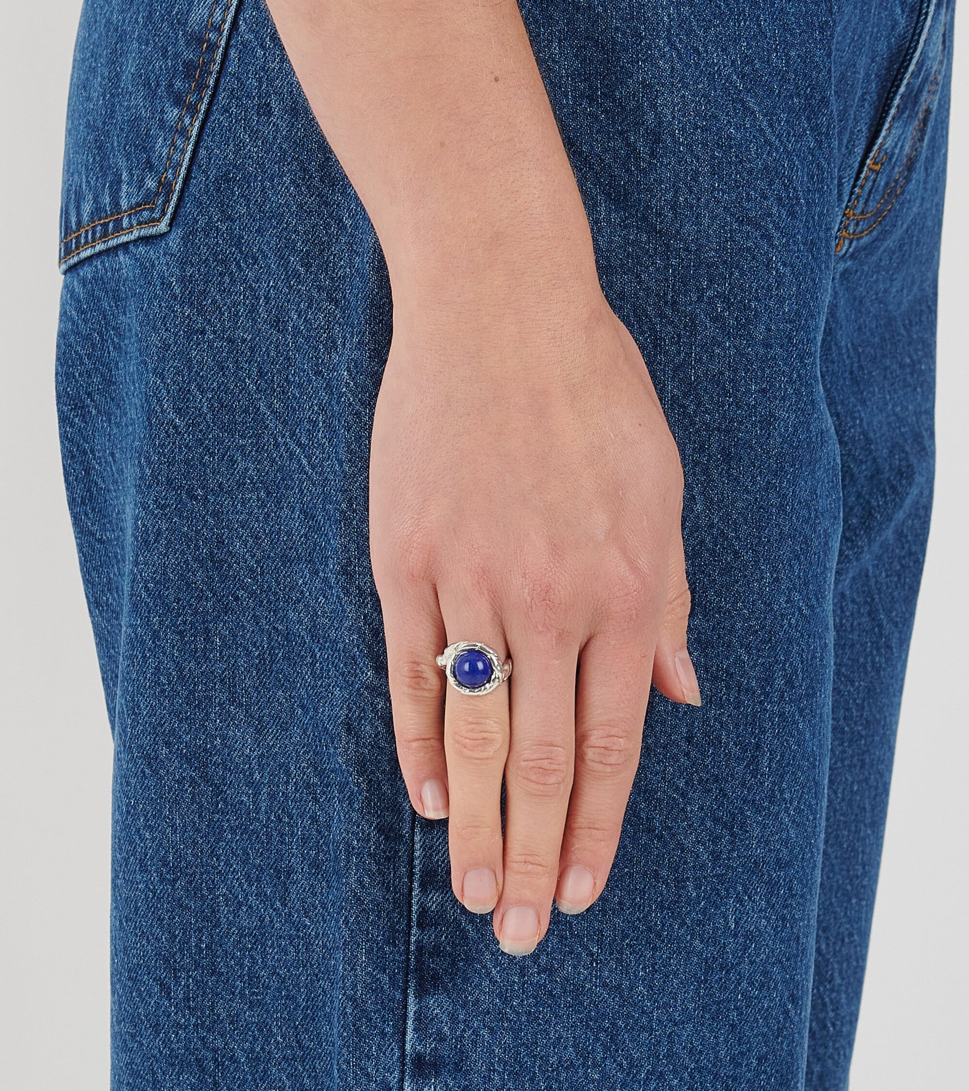 Lago Lapis Ring Silver