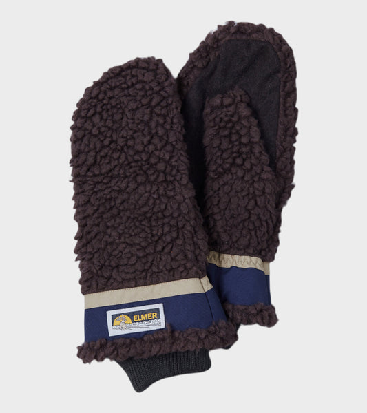 EM354 Teddy Mittens Brown