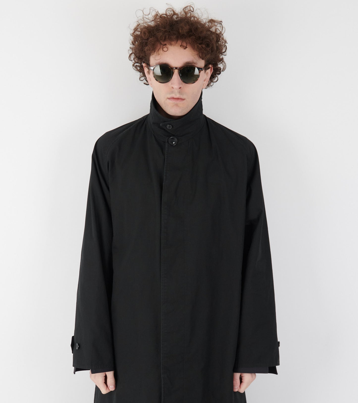 Overlayer Trench Coat Black