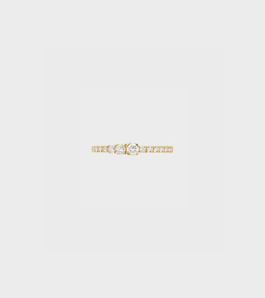 Pleine de River Ring Gold