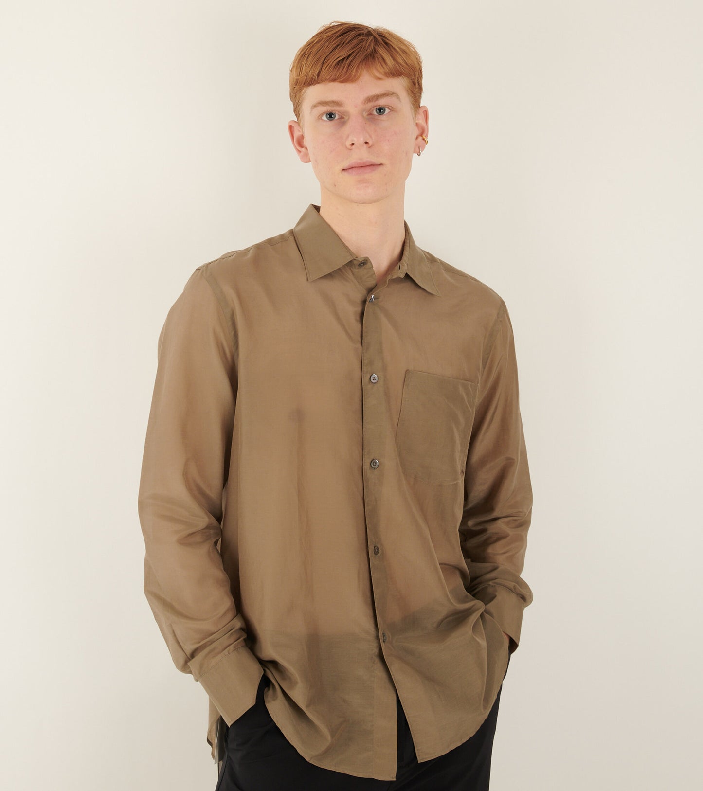 Volume Shirt Cosi Lawn Olive