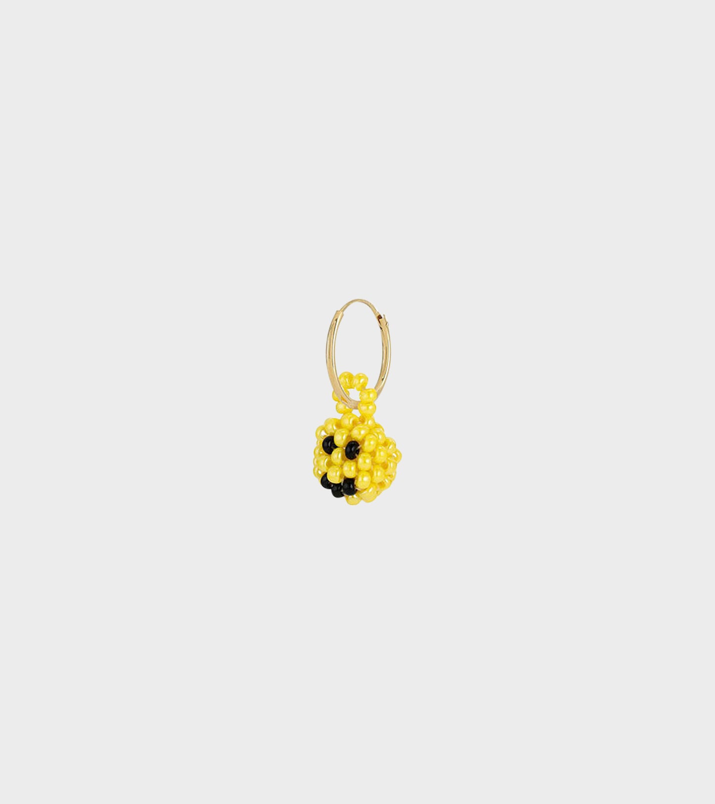 Mini Smiley Earring Yellow